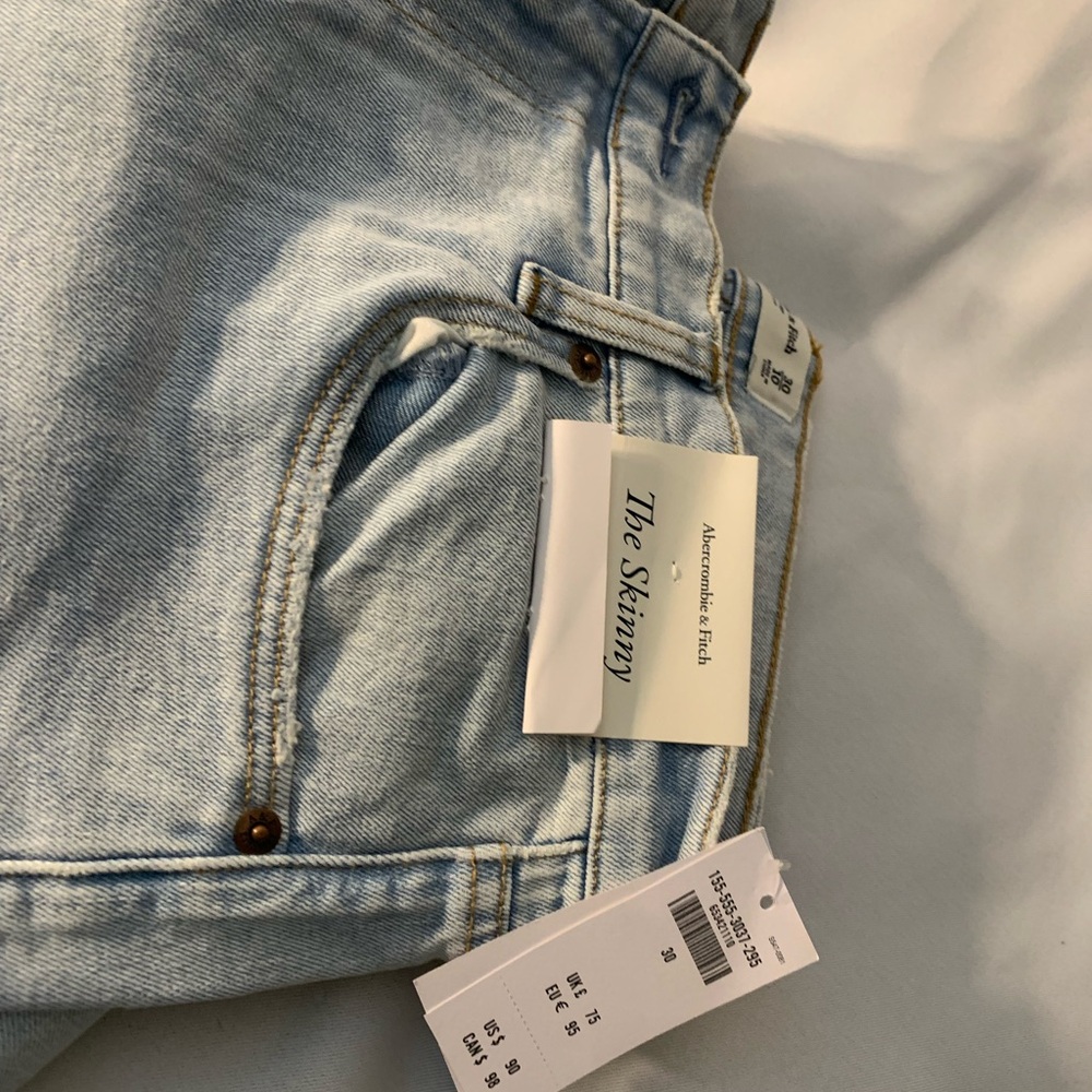 Abercrombie & Fitch Sky Blue Skinny Jeans
